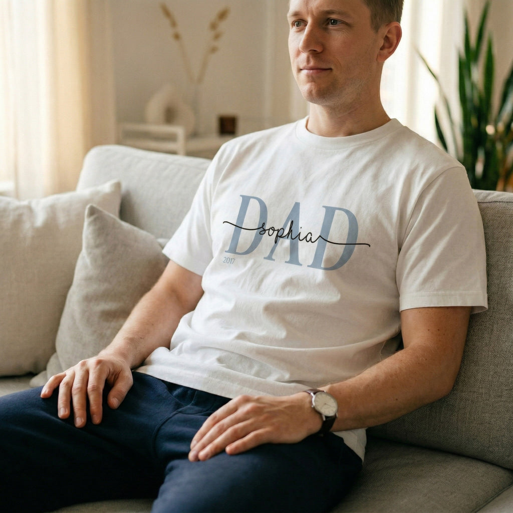 Peronalisiertes "Dad" T-Shirt