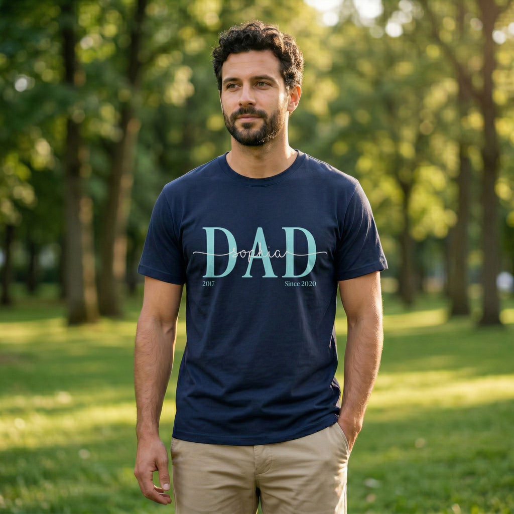 Peronalisiertes "Dad" T-Shirt
