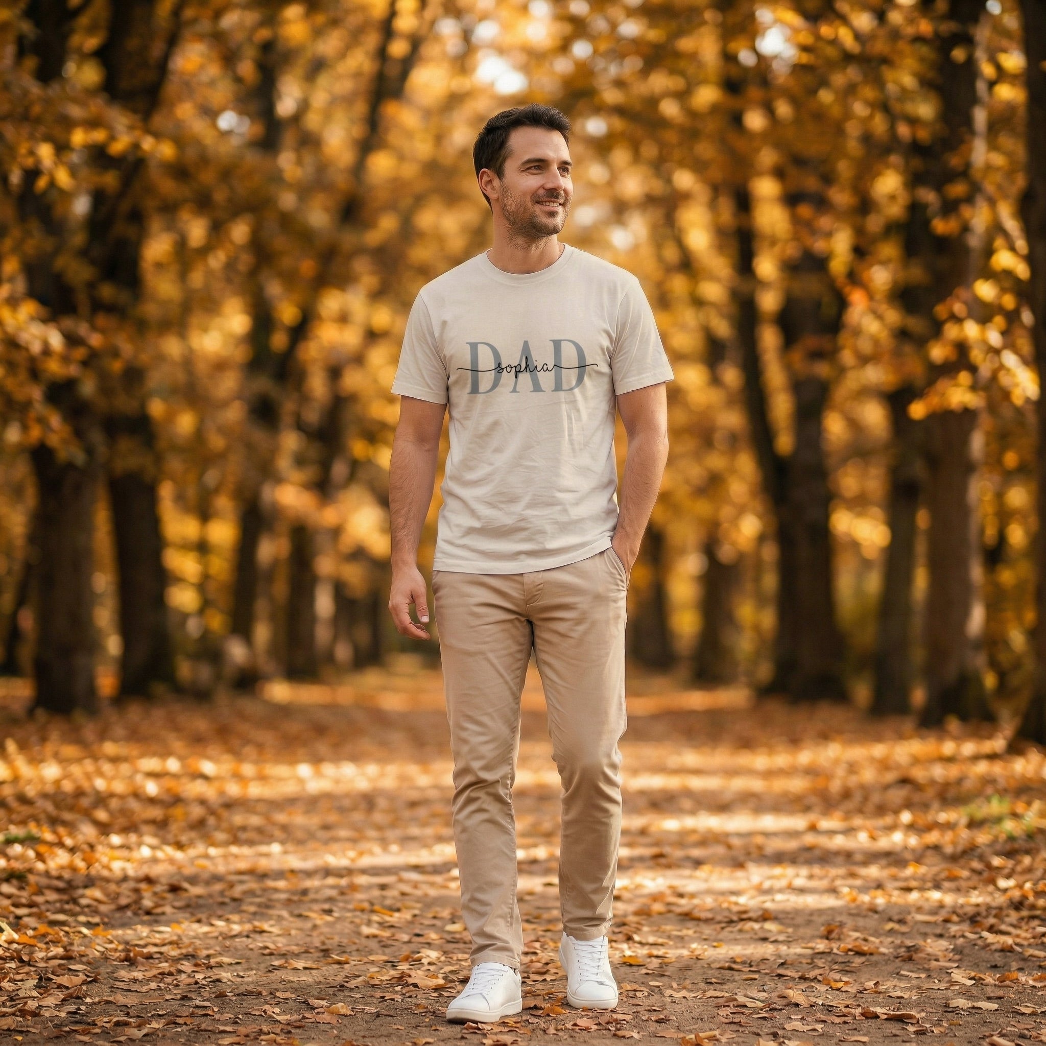 Peronalisiertes "Dad" T-Shirt