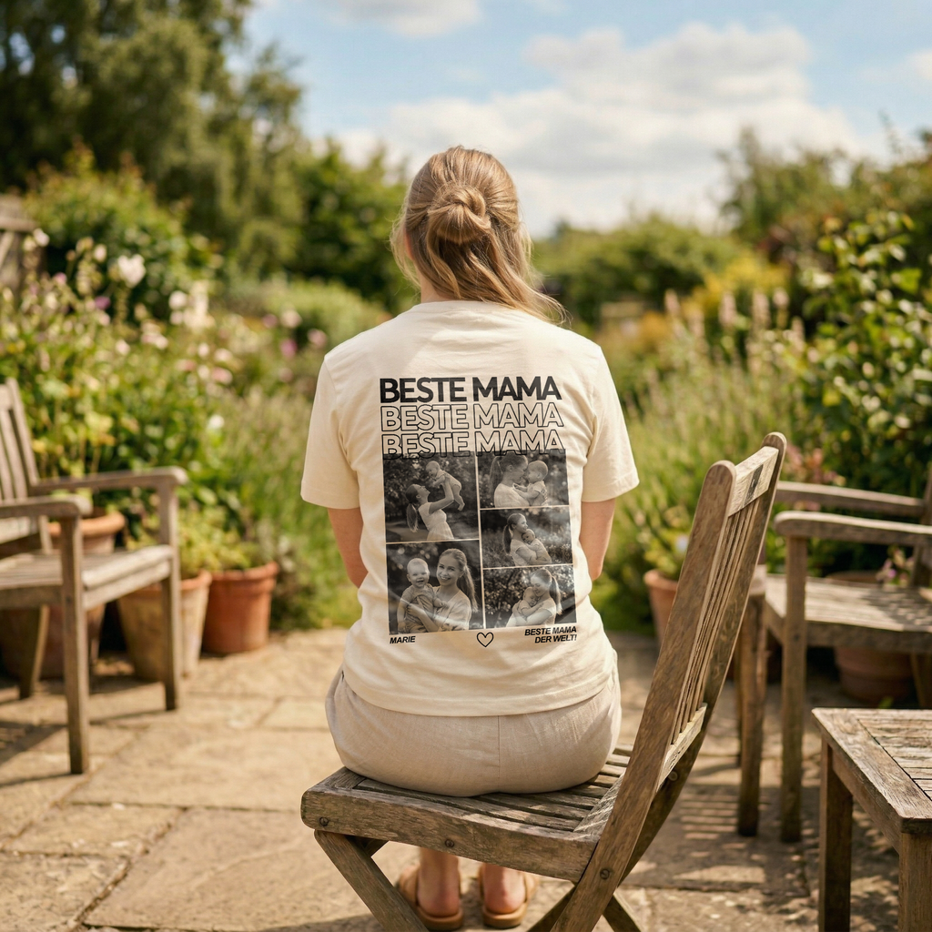 Personalisiertes Mama T-Shirt mit Foto
