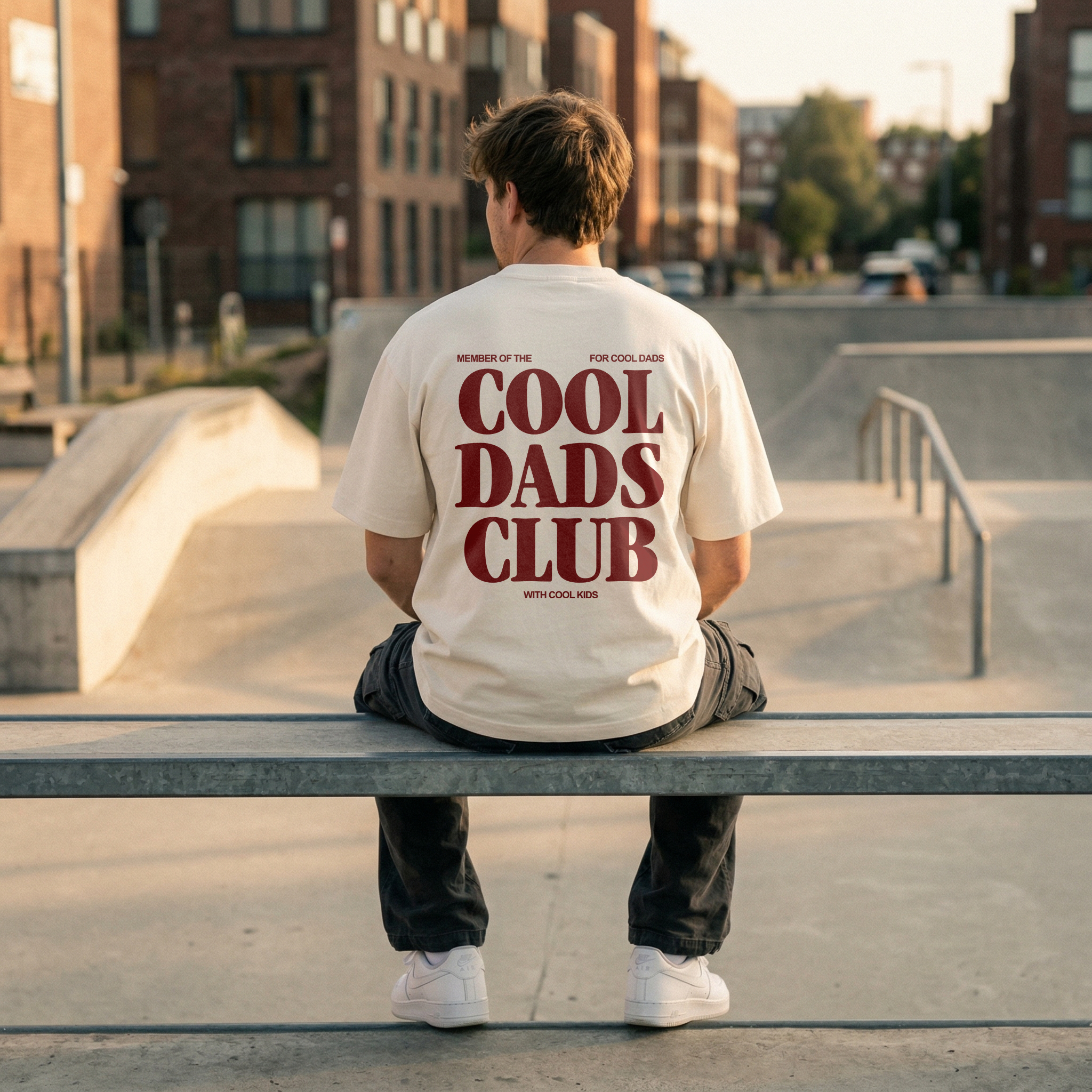 Personalisierteres Oversized Shirt Cool Dads Club