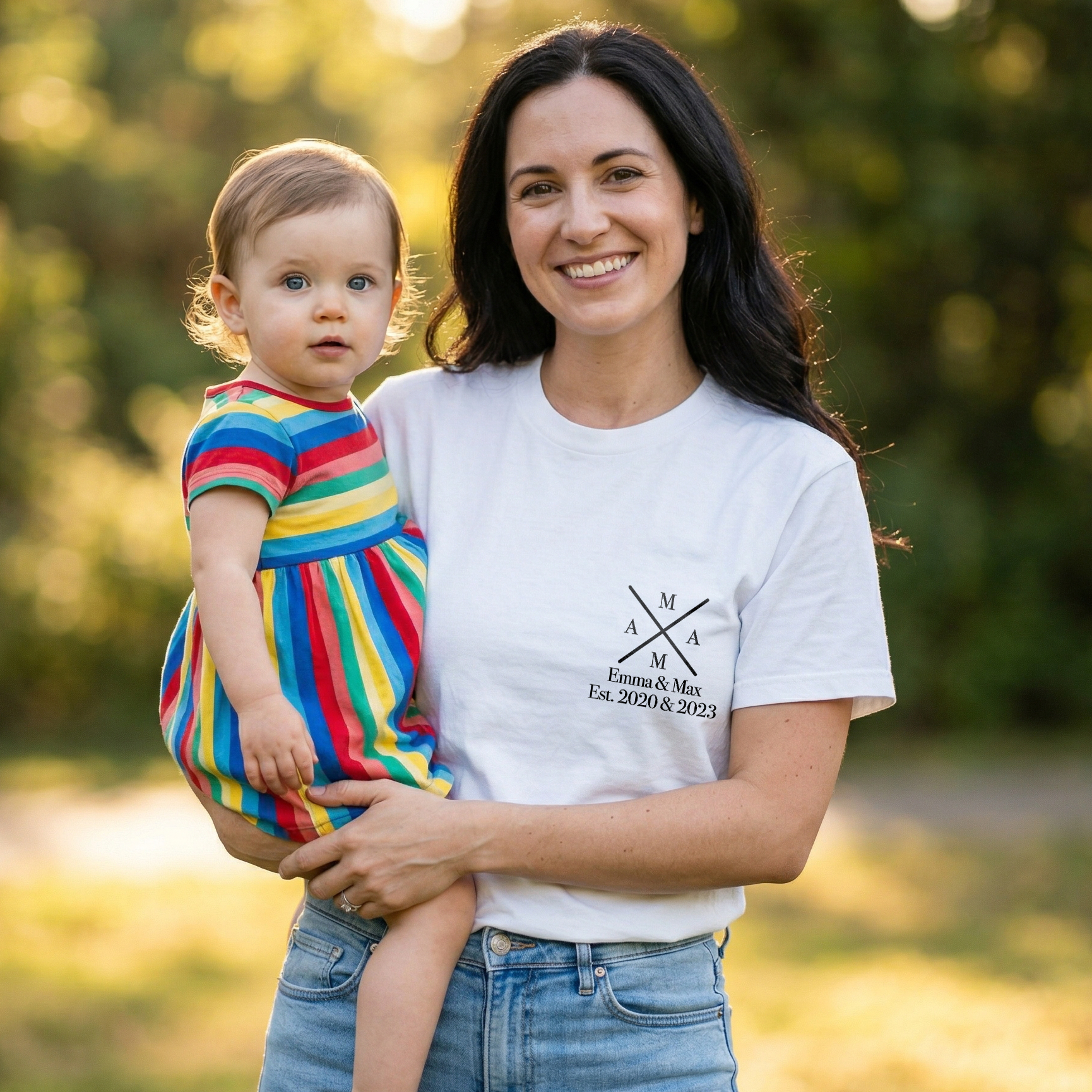 Personalisiertes Mama T-Shirt