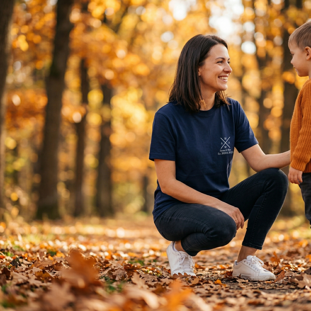 Personalisiertes Mama T-Shirt